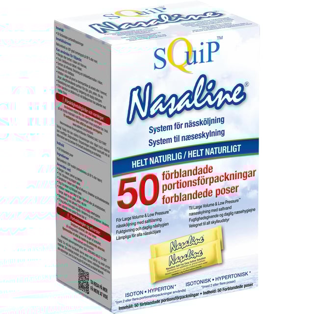 Nasaline Salt Refill 50 Saltpåsar | Förkylning - Torr i näsan,Allergi - Pälsallergi,Allergi - Kvalsterallergi,Förkylning - Förebygg förkylning | Apoteka