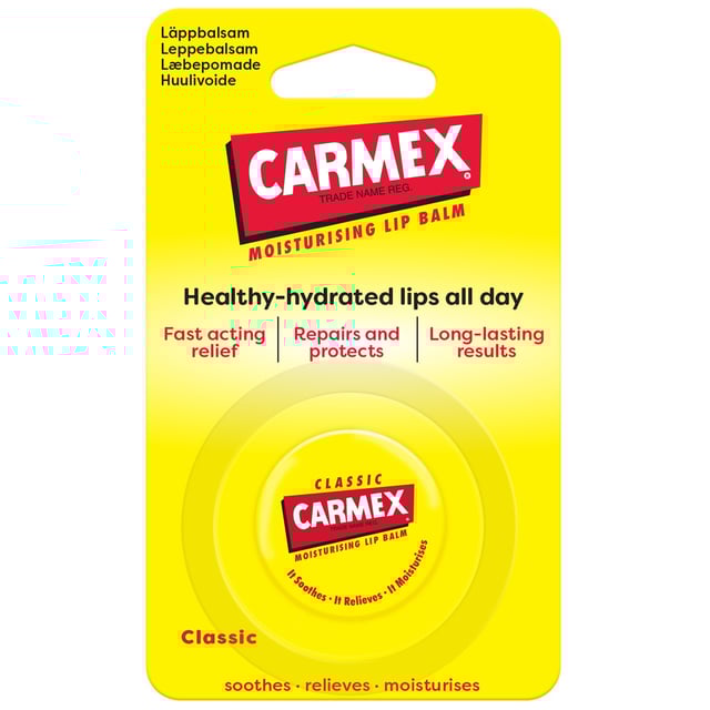 Carmex Läppbalsam Burk 7.5 g | Hudvård - Ansiktsvård - Läppbalsam & läppskrubb | Apoteka