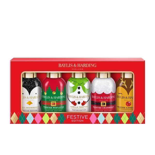 Baylis & Harding Festive Bath & Shower Gift Set 500 ml | Hudvård - Kroppsvård - Bad & dusch - Badskum & badbomb,Hudvård - Kroppsvård - Bad & dusch - Duschkräm & duschtvål | Apoteka