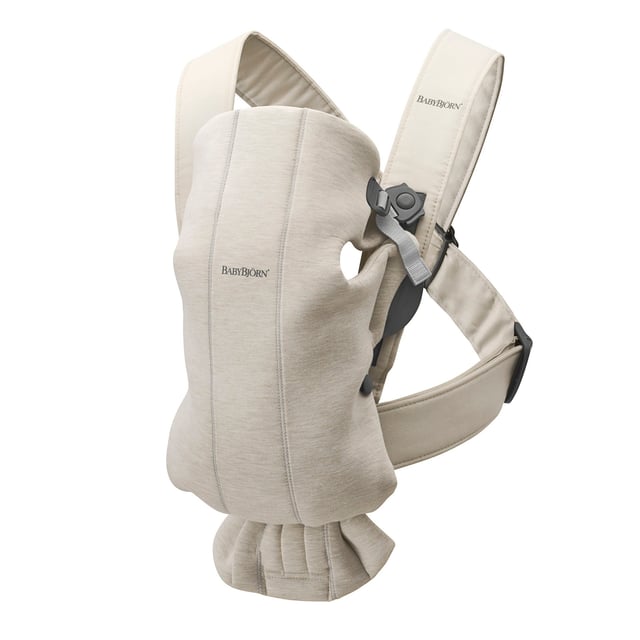 BabyBjörn Bärsele Mini 3D Jersey Ljusbeige | Baby, barn & förälder - Bärsjalar & bärselar | Apoteka