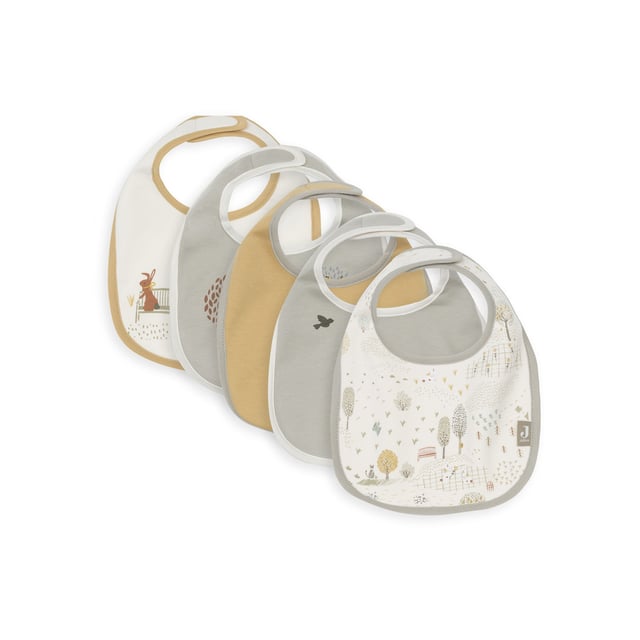 Jollein Bandana Bib Vattentät Tiny Park 5 st | Baby, barn & förälder - Mata - Haklappar | Apoteka