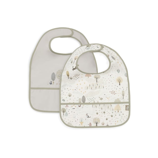 Jollein Haklapp Vattentät Tiny Park 2 st | Baby, barn & förälder - Mata - Haklappar | Apoteka