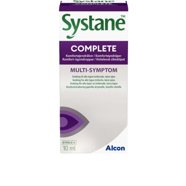 Systane Complete Ögondroppar 10ml | Ögon & öron - Ögon - Torra ögon - Återfuktande ögondroppar | Apoteka
