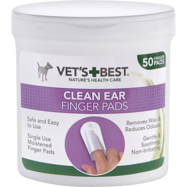 Vet´s Best Clean Fingertuta Öronvård 50 st