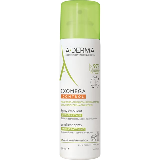 A-derma Exomega CONTROL Spray 200ml | Baby, barn & förälder - Hudvård för barn - Hudbesvär hos barn - Torr & irriterad hud hos barn,Hudvård - Hudbesvär - Torr & irriterad hud | Apoteka
