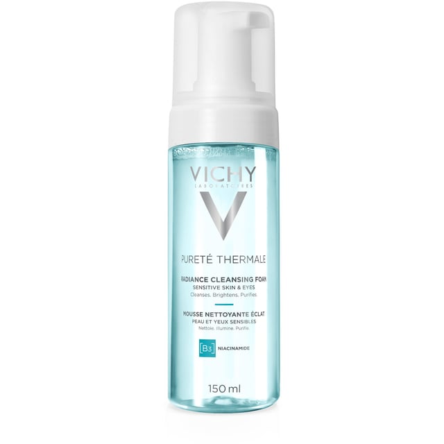 Vichy Pureté Thermale Radiance Cleansing Foam 150 ml | Hudvård - Ansiktsvård - Ansiktsrengöring - Rengöringsmousse | Apoteka