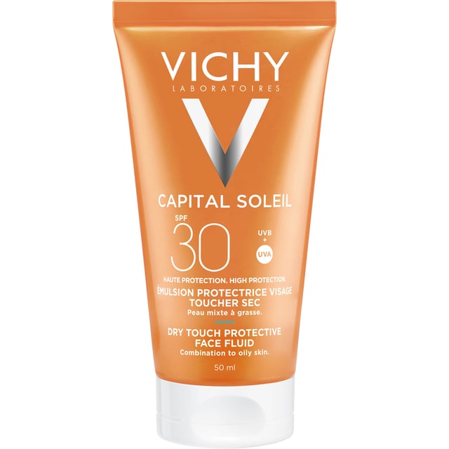 Vichy Capital Soleil SPF30 Dry Touch Face Fluid 50 ml | Hudvård - Solskydd - Solskydd för ansikte | Apoteka