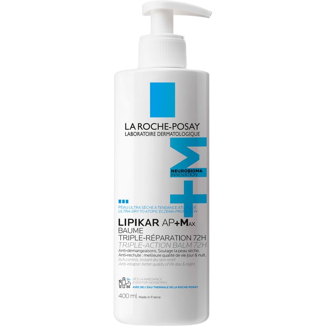 La Roche-Posay Lipikar AP+M Balm 400 ml | Hudvård - Hudbesvär - Eksem & klåda,Hudvård - Hudbesvär - Torr & irriterad hud,Hudvård - Kroppsvård - Hudkräm & bodylotion | Apoteka
