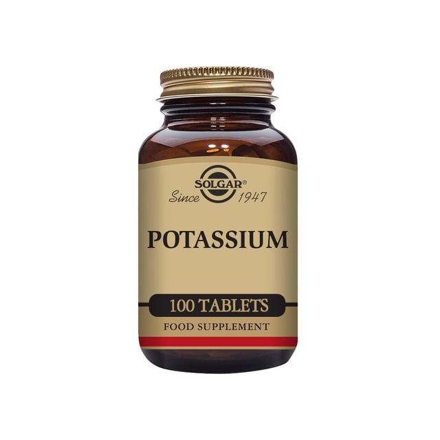 Solgar Potassium Kalium 99 mg 100 tabletter | Vitaminer & kosttillskott - Vitaminer & mineraler - Kalium | Apoteka