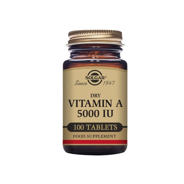 Solgar Vitamin A 5000IE 100 tabletter | Vitaminer & kosttillskott - Vitaminer & mineraler - A-vitamin,Vitaminer & kosttillskott - Ögonvitaminer,Vitaminer & kosttillskott - Immunförsvar | Apoteka