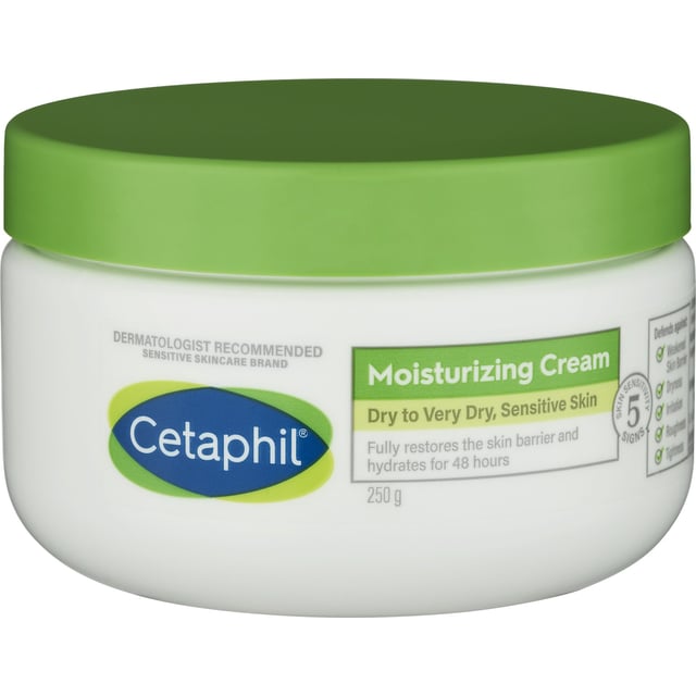 Cetaphil Moisturizing Cream 250 g | Hudvård - Hudvård för män - Ansiktsvård för män - Ansiktskräm,Hudvård - Hudvård för män - Kroppsvård för män - Duschtvål & bodylotion,Baby, barn & förälder - Hudvård för barn - Hudkräm & ansiktskräm för barn,Hudvård - Kroppsvård - Bodybutter,Hudvård - Hudbesvär - Torr & irriterad hud,Hudvård - Kroppsvård - Hudkräm & bodylotion | Apoteka