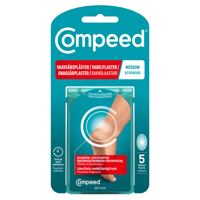 COMPEED Skavsårsplåster Medium 5 st