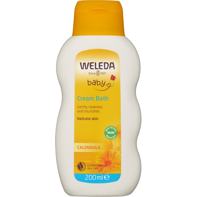 Weleda Calendula Cream Bath 200 ml | Baby, barn & förälder - Hudvård för barn - Duschtvål & duschkräm för barn | Apoteka