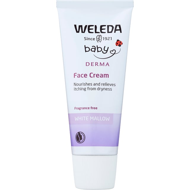 Weleda White Mallow Face Cream 50 ml | Baby, barn & förälder - Hudvård för barn - Hudkräm & ansiktskräm för barn | Apoteka