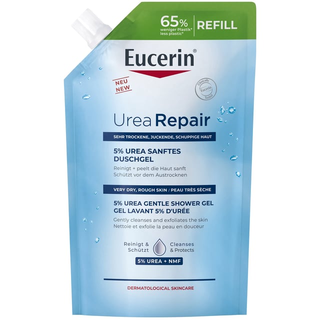 Eucerin Urearepair 5% Gentle Shower Refill | Hudvård - Kroppsvård - Bad & dusch - Duschkräm & duschtvål | Apoteka