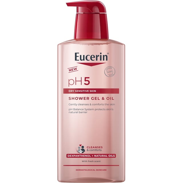 Eucerin pH5 Shower Gel & Oil 400 ml | Hudvård - Kroppsvård - Bad & dusch - Duscholja | Apoteka