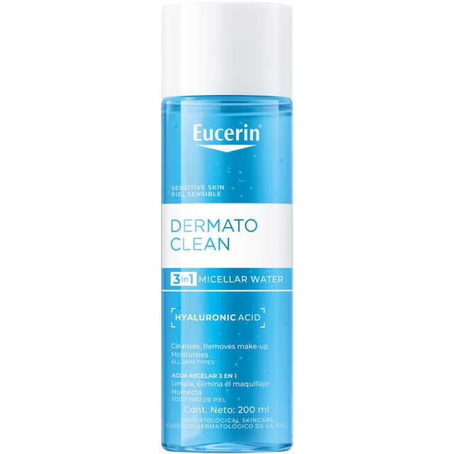 Eucerin DermatoCLEAN 3-i-1 Micellar Water 200 ml | Hudvård - Ansiktsvård - Ansiktsrengöring - Micellärvatten,Hudvård - Ansiktsvård - Ansiktsrengöring - Ansiktsvatten & toner,Smink - Sminkborttagning | Apoteka