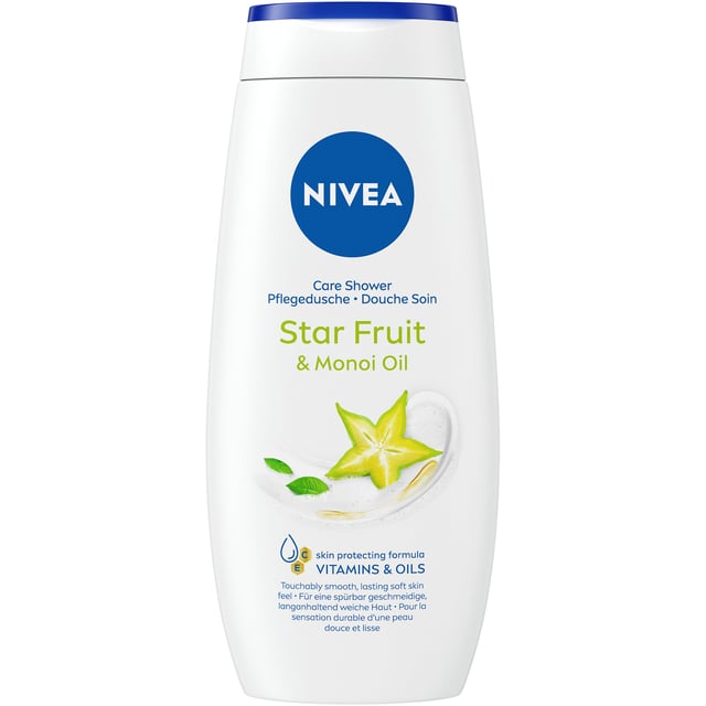 NIVEA Starfruit & Monoi Oil Shower Creme 250 ml | Hudvård - Kroppsvård - Bad & dusch - Duschkräm & duschtvål | Apoteka