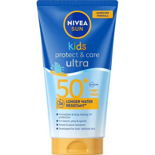 NIVEA SUN Kids Ultra Protect & Play SPF50+ Sun Cream 150ml