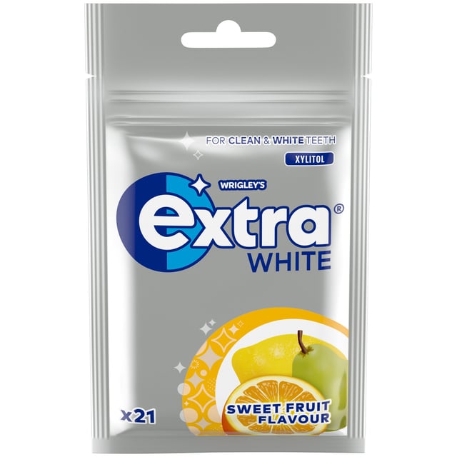 Extra White Sweet Fruit 21 st | Munvård - Tuggummi | Apoteka