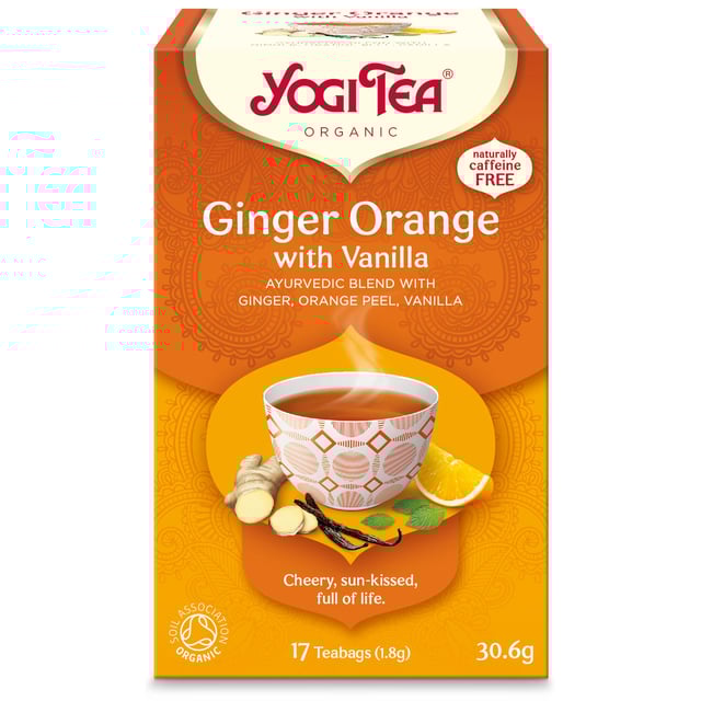 Yogi Tea Ingefära Apelsin Vanilj KRAV 17 Påsar