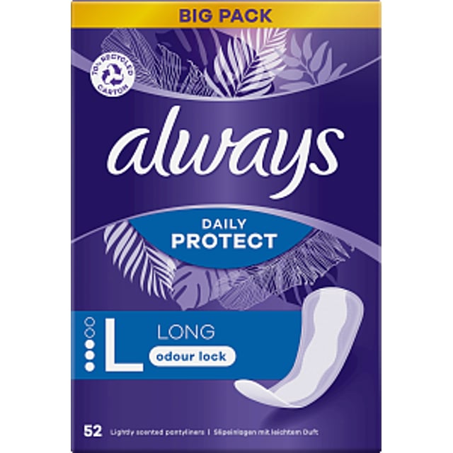 Always Dailies Large Extra Protect Trosskydd 52 st | Intimvård - Mensskydd - Trosskydd | Apoteka
