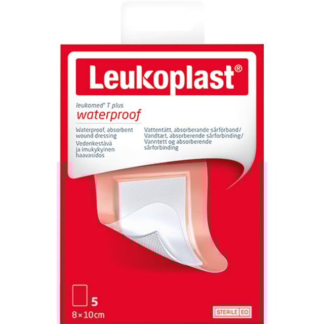 Leukoplast Leukomed T Plus 8 cm x 10 cm | Sår, bett & stick - Sår - Kompress | Apoteka
