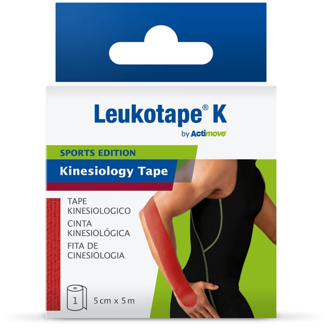 Leukotape Sports Edition Red | Träning - Sportskador & skydd - Sporttejp | Apoteka