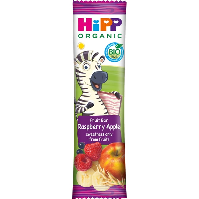 Hipp Frukt Bar Hallon Äpple 23 g | Baby, barn & förälder - Barnmat - Barnmat mellanmål | Apoteka