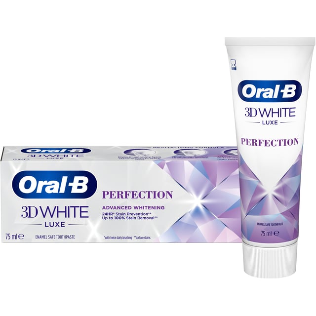 Oral-B 3D White Luxe Perfection 75 ml | Munvård - Tandblekning hemma,Munvård - Tandkräm | Apoteka