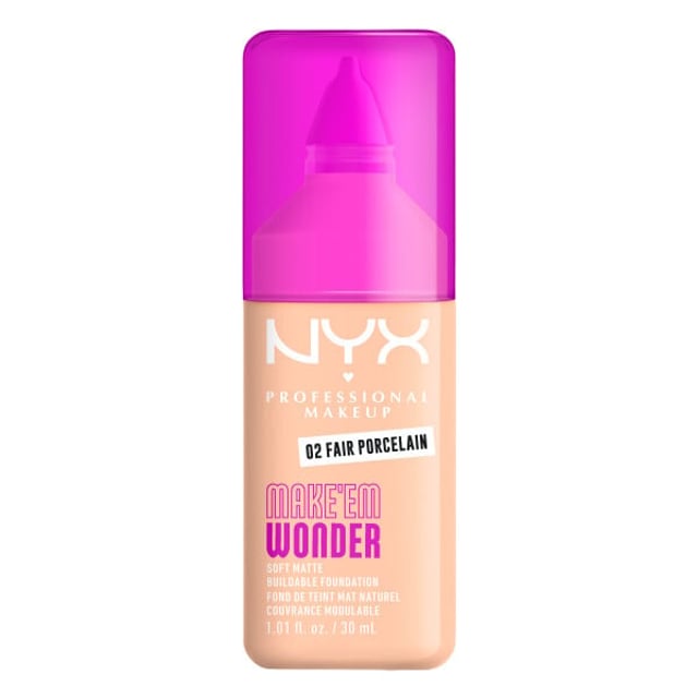 NYX Professional Makeup Make Em Wonder Foundation 01 Pale 30 ml