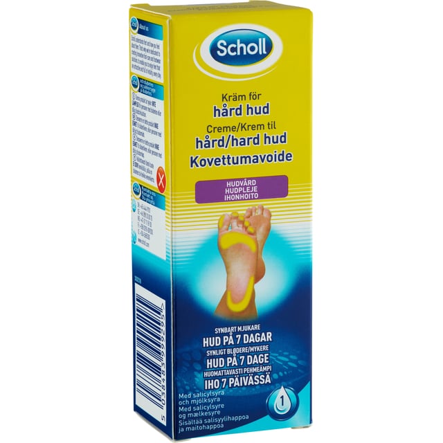 Scholl Återfuktande Kräm För Hård Hud 60 ml | Hudvård - Händer & fötter - Fotvård - Förhårdnader & sprickor,Hudvård - Händer & fötter - Fotvård - Fotkräm | Apoteka