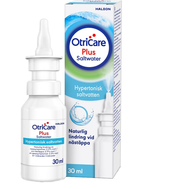 Otricare Plus Saltvatten 30 ml | Graviditet - Nässpray för gravida | Apoteka
