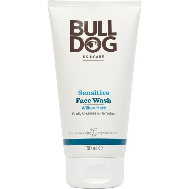 Bulldog Sensitive Face Wash 150 ml | Hudvård - Hudvård för män - Ansiktsvård för män - Ansiktsrengöring | Apoteka