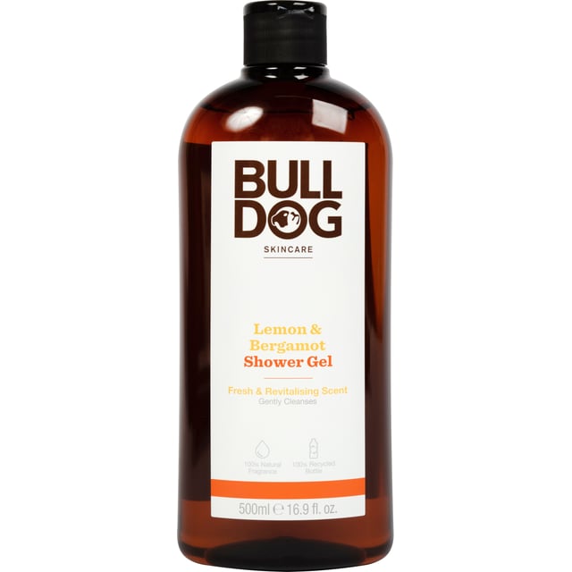Bulldog Lemon & Bergamot Shower gel 500 ml | Hudvård - Hudvård för män - Kroppsvård för män - Duschtvål & bodylotion,Hudvård - Kroppsvård - Bad & dusch - Duschkräm & duschtvål | Apoteka