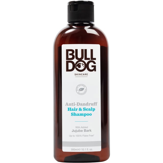 Bulldog Anti-Dandruff Hair & Scalp Schampoo 300 ml | Hårvård - Schampo - Schampo för skadat hår,Hårvård - Mjäll,Hårvård - Hårvård för män | Apoteka