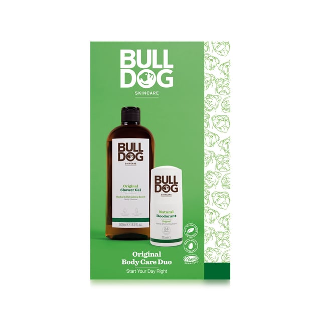 Bulldog Original Body Care Duo 500+75 ml | Hudvård - Hudvård för män - Kroppsvård för män - Duschtvål & bodylotion,Hudvård - Hudvård för män - Kroppsvård för män - Deodorant | Apoteka