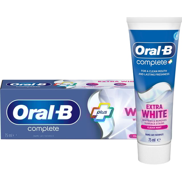 Oral-B Complete Extra White 75 ml | Munvård - Tandkräm | Apoteka