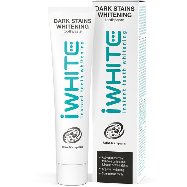 iWhite Dark Stains Tandkräm 75 ml | Munvård - Tandblekning hemma,Munvård - Tandkräm | Apoteka