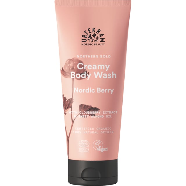 Urtekram Beauty Nordic Berry Creamy Body Wash 200 ml | Hudvård - Kroppsvård - Bad & dusch - Duschkräm & duschtvål | Apoteka