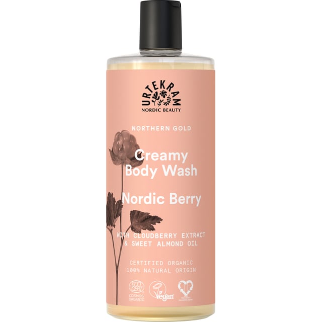 Urtekram Beauty Nordic Berry Creamy Body Wash 500 ml | Hudvård - Kroppsvård - Bad & dusch - Duschkräm & duschtvål | Apoteka