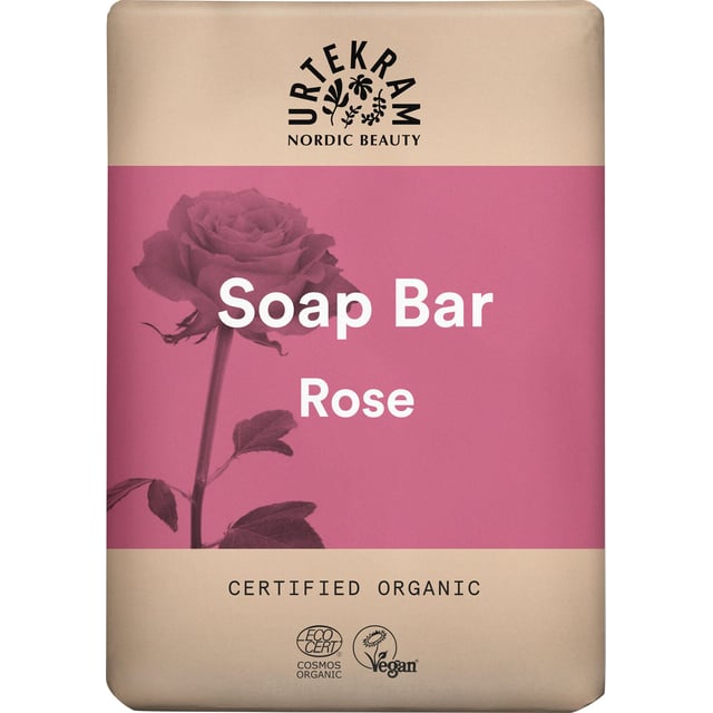 Urtekram Beauty Soap Bar Rose 100 g