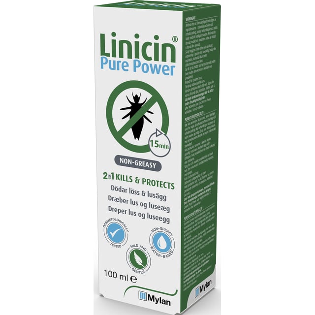 Linicin Pure Power 2in1 100 ml | Baby, barn & förälder - Hårvård för barn - Lusmedel & lusschampo | Apoteka