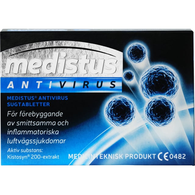 Medistus Antivirus Sugtablett 10 st | Förkylning - Förebygg förkylning | Apoteka