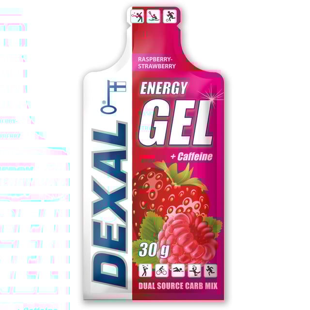 Dexal Energy Gel Rasberry Strawberry 30 g | Träning - Energigivande - Kolhydrater,Träning - Energigivande - Energidryck | Apoteka