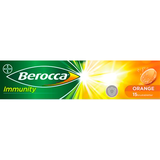 Berocca Immunity Orange 15 brustabletter | Vitaminer & kosttillskott - Vitaminer & mineraler - Multivitamin - Multivitaminkomplex,Vitaminer & kosttillskott - Immunförsvar | Apoteka