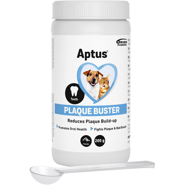 Aptus Plaque Buster Tandpulver 200 g | Djur - Munvård för djur - Munhälsa för djur | Apoteka