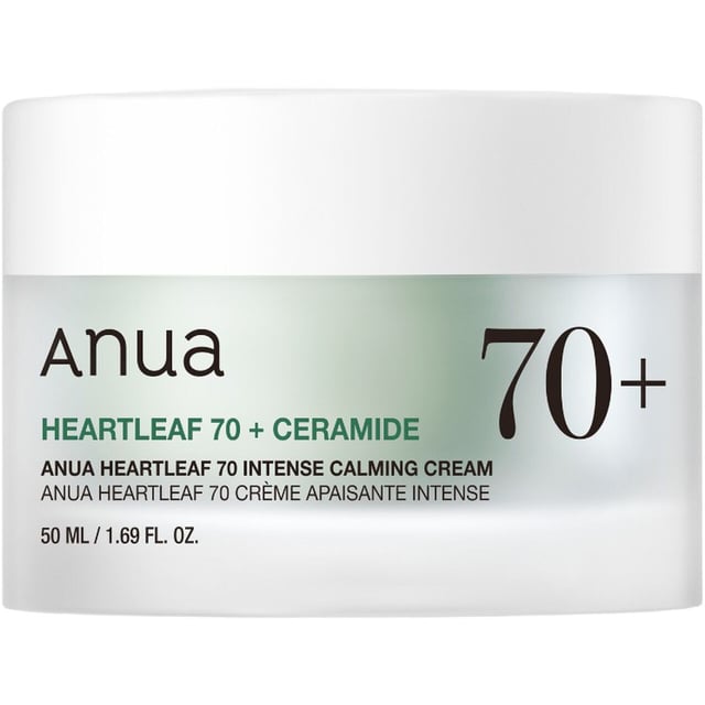 Anua Heartleaf 70% Intense Calming Cream 50ml | Hudvård - Ansiktsvård - Ansiktskräm - 24-timmarskräm | Apoteka