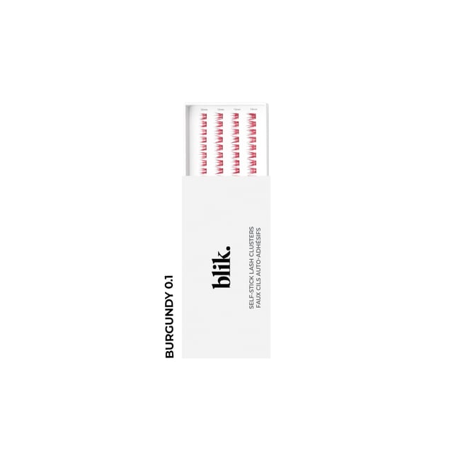 Blik Self-Stick Lash Clusters Burgundy 0.1