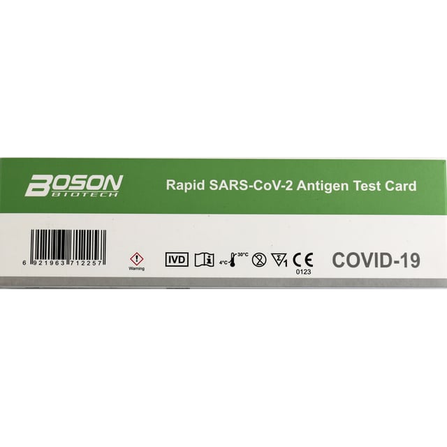 Boson Biotech Rapid SARS-CoV-2 Antigen Covid-19 Självtest 1 st | Hjälpmedel & säkerhet - Självtester - Covid-test | Apoteka